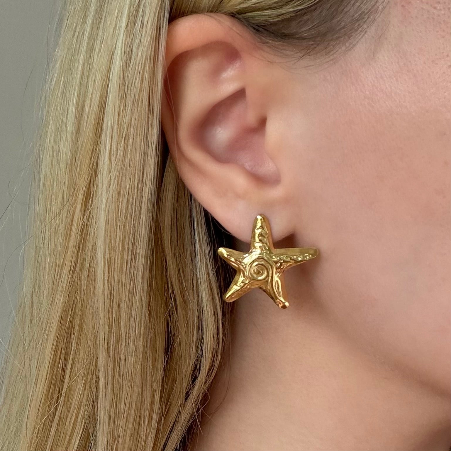 Golden Starfish 4 Piece Set - EVRYJEWELS
