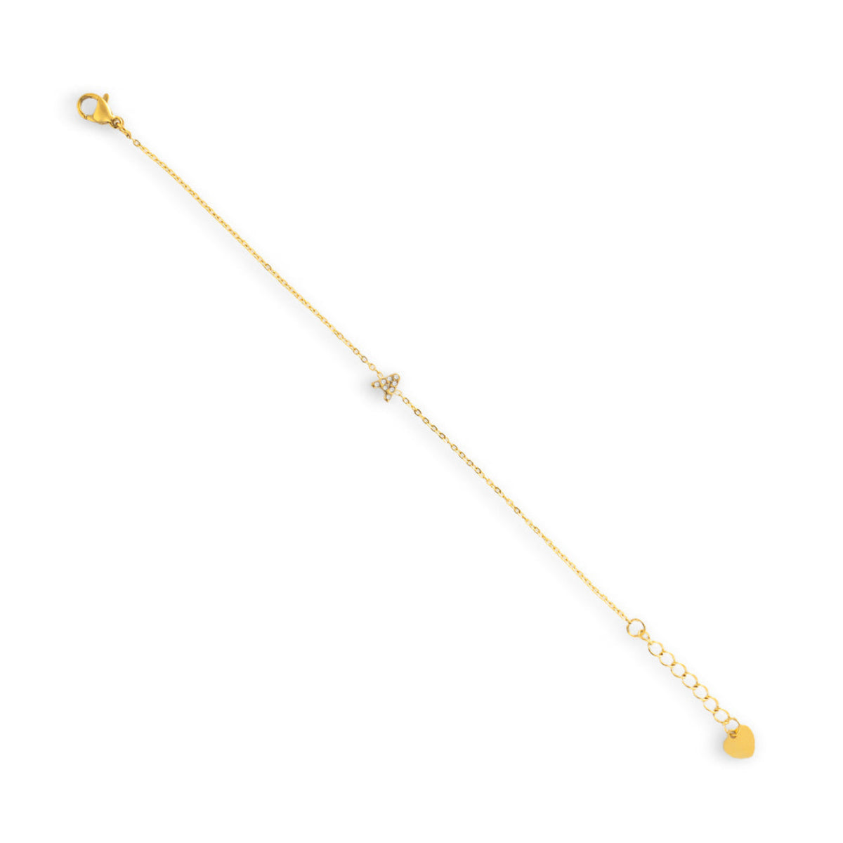 Initial A Crystal Bracelet - EVRYJEWELS