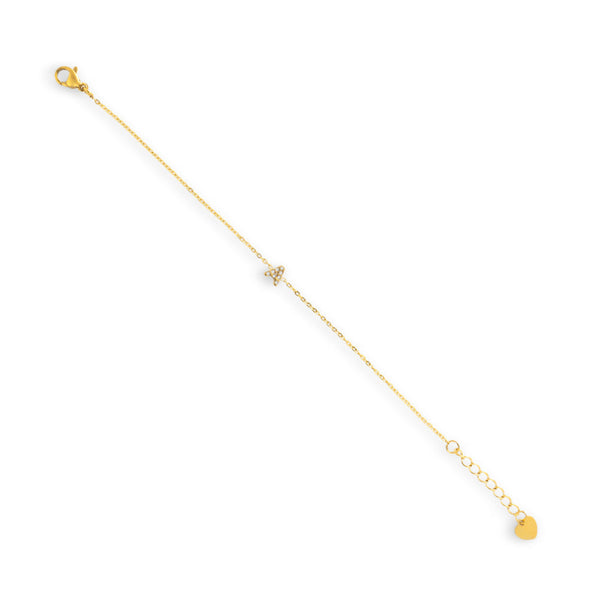 Initial A Crystal Bracelet - EVRYJEWELS