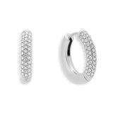 Crystal Pave Statement Hoops - EVRYJEWELS