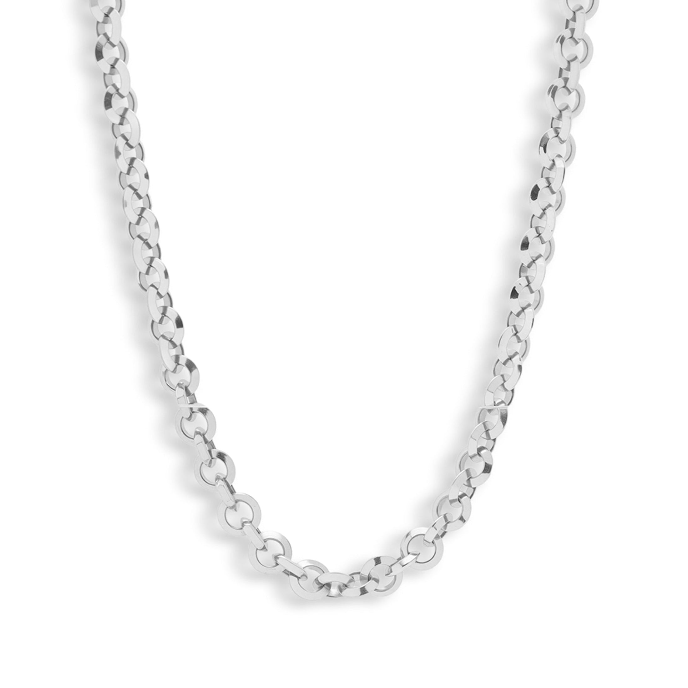 Chunky Round Link Chain Necklace – EVRYJEWELS