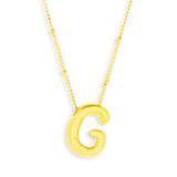 Bold Letter Initial Necklace - EVRYJEWELS