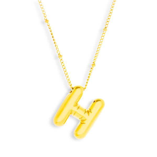 Bold Letter Initial Necklace - EVRYJEWELS