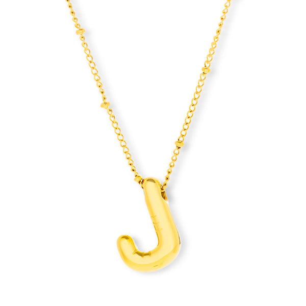 Bold Letter Initial Necklace - EVRYJEWELS