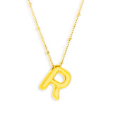 Bold Letter Initial Necklace - EVRYJEWELS