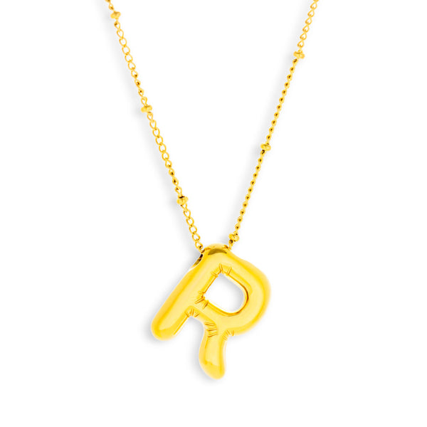Bold Letter Initial Necklace - EVRYJEWELS