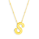 Bold Letter Initial Necklace - EVRYJEWELS