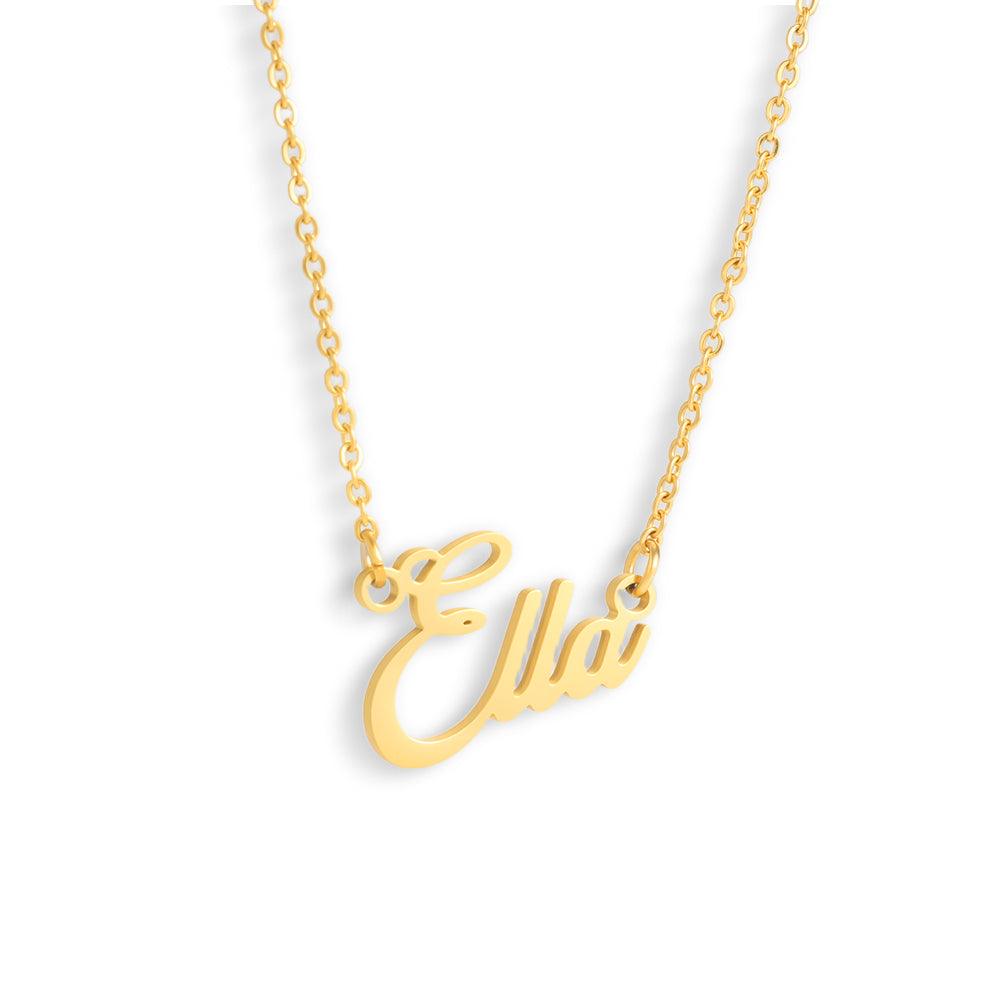 Custom/Personalized Nameplate Cable Necklace - EVRYJEWELS
