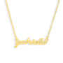 Custom/Personalized Lowercase Nameplate Cable Necklace - EVRYJEWELS