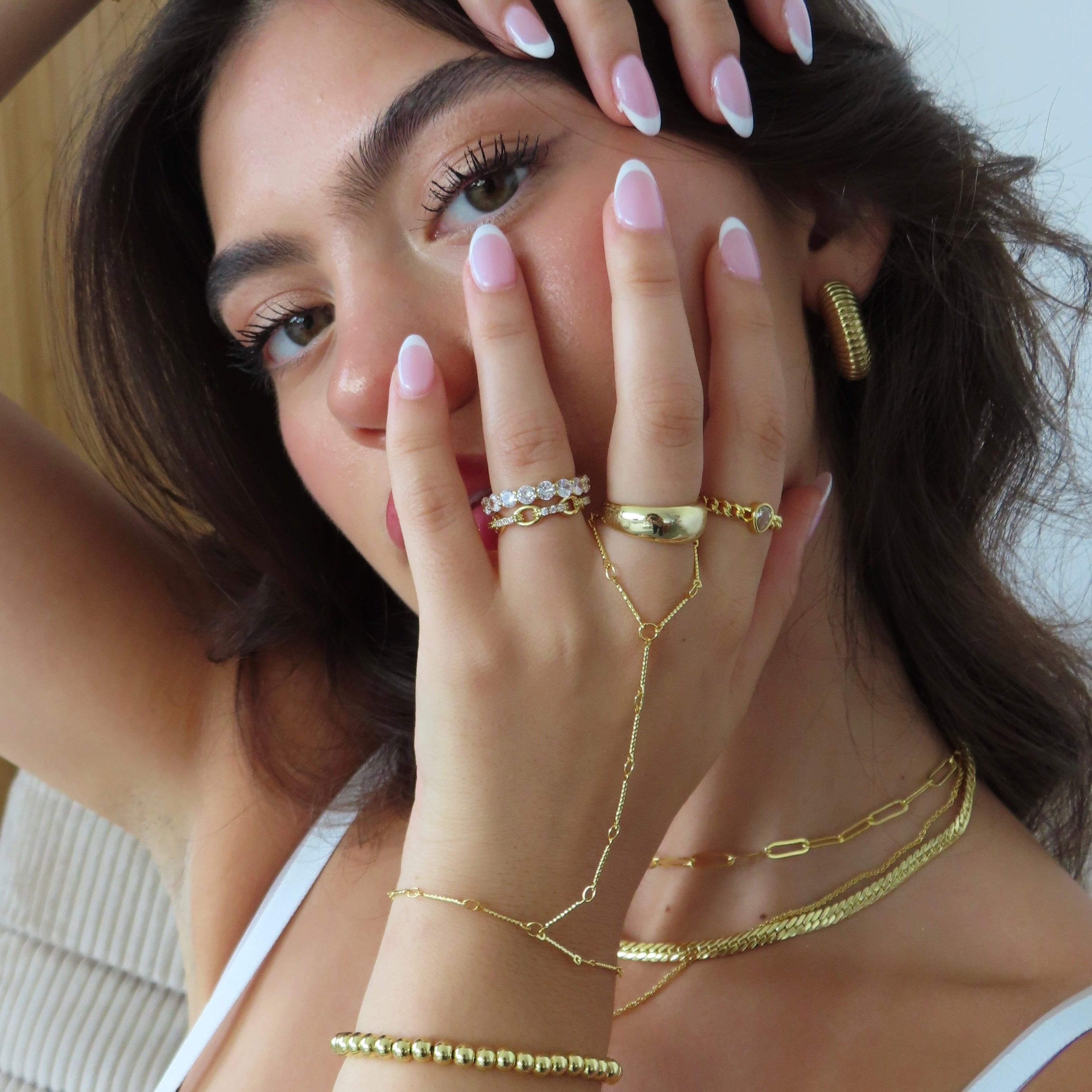 Bar Hand Chain - EVRYJEWELS