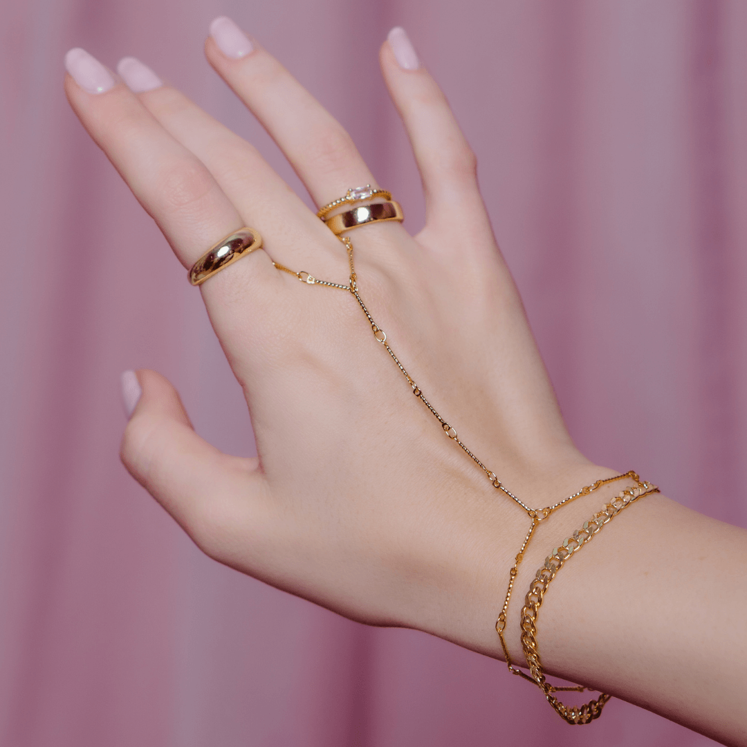 Bar Hand Chain - EVRYJEWELS