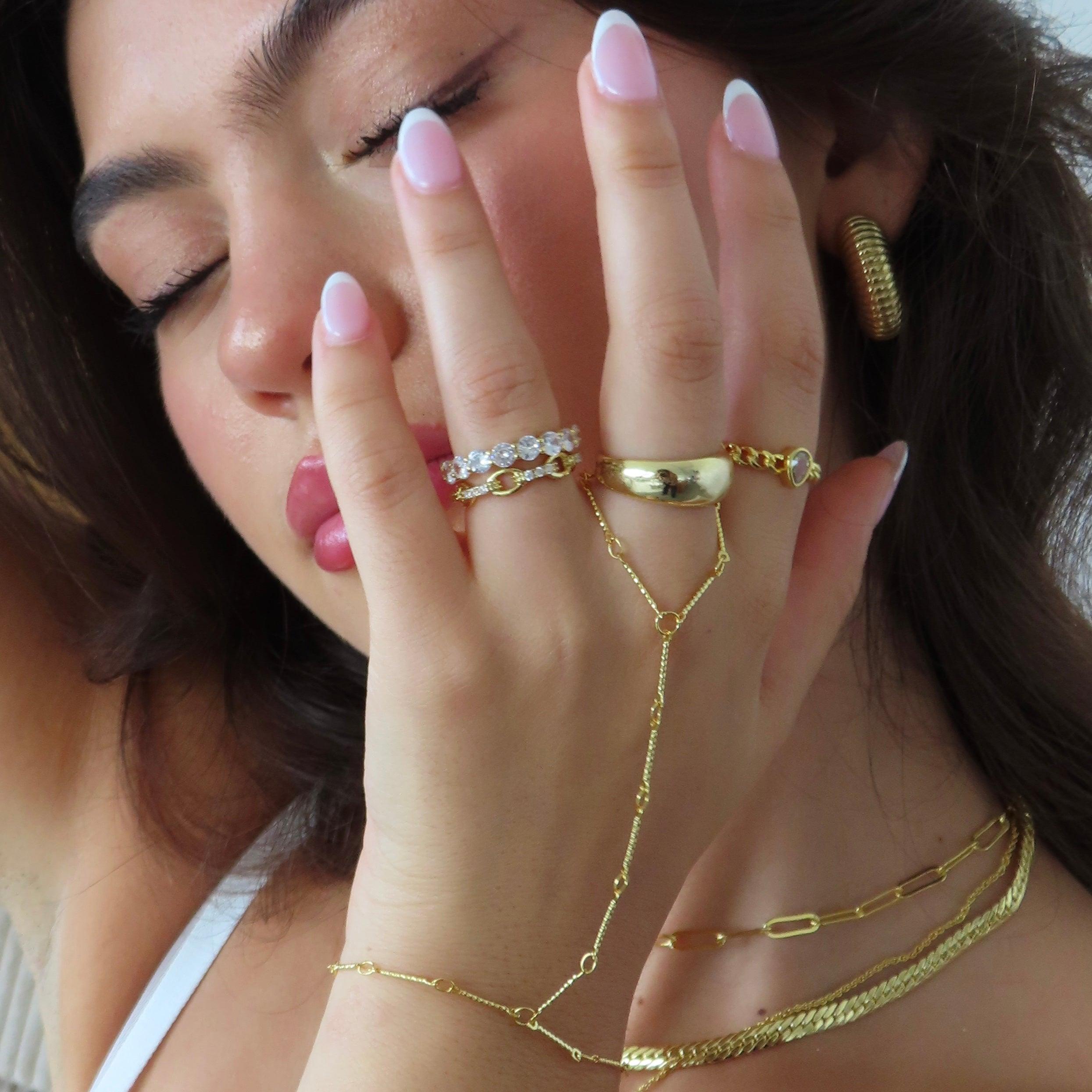 Bar Hand Chain - EVRYJEWELS