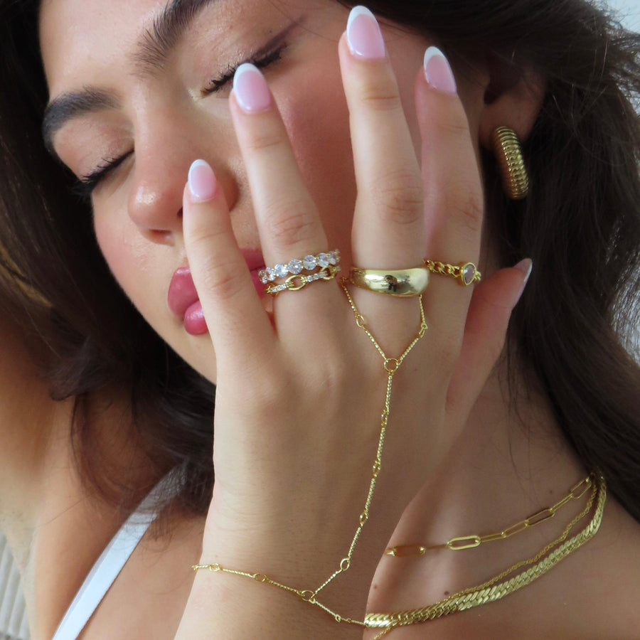 Bar Hand Chain - EVRYJEWELS