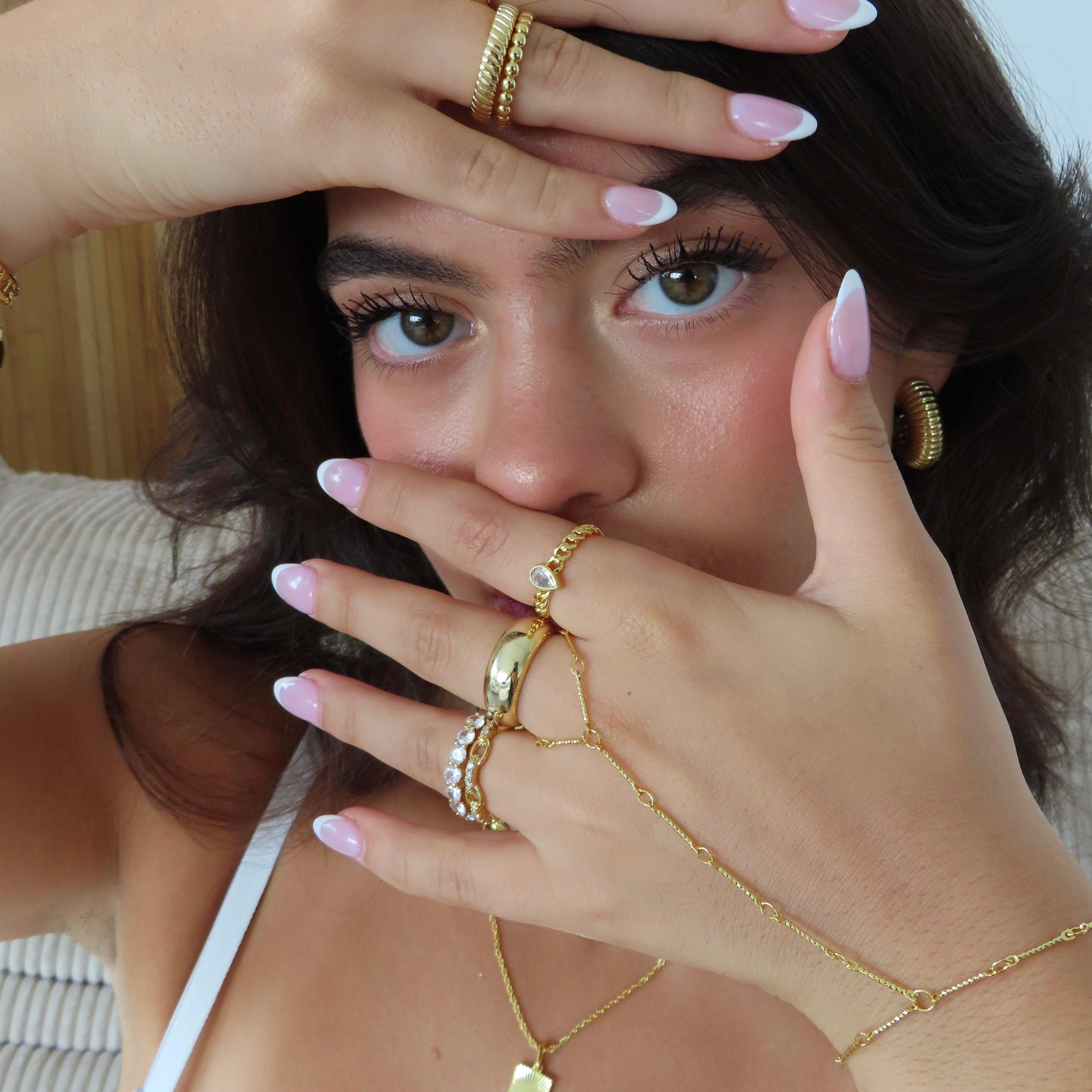 Bar Hand Chain - EVRYJEWELS