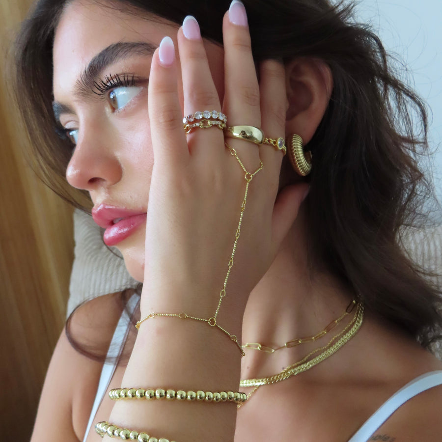 Bar Hand Chain - EVRYJEWELS