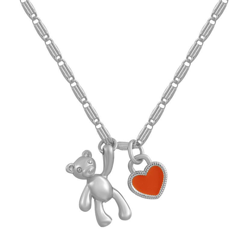 PALACE Bear PALACE Love Pendant 新品 Heart & Hug Necklace – EVRYJEWELS