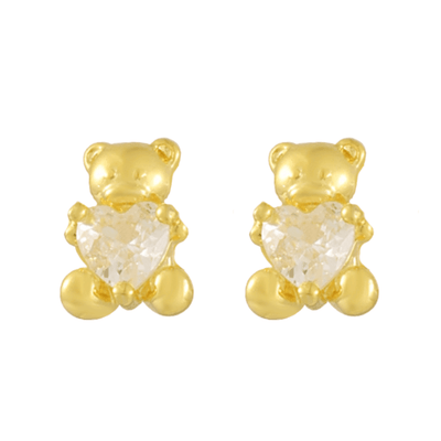 Beary Cute Studs - EVRYJEWELS