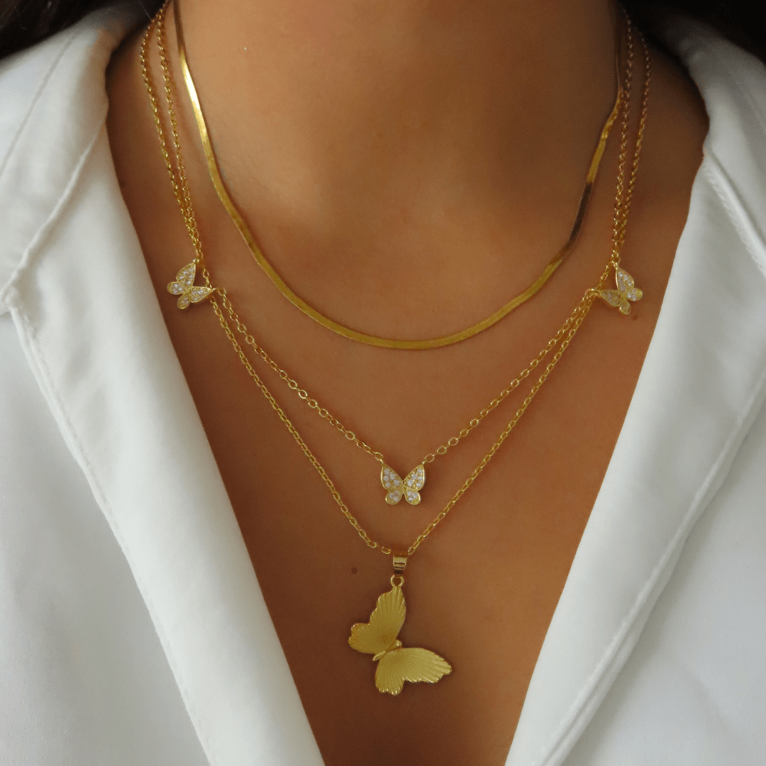Butterfly Fly Away Necklace - EVRYJEWELS