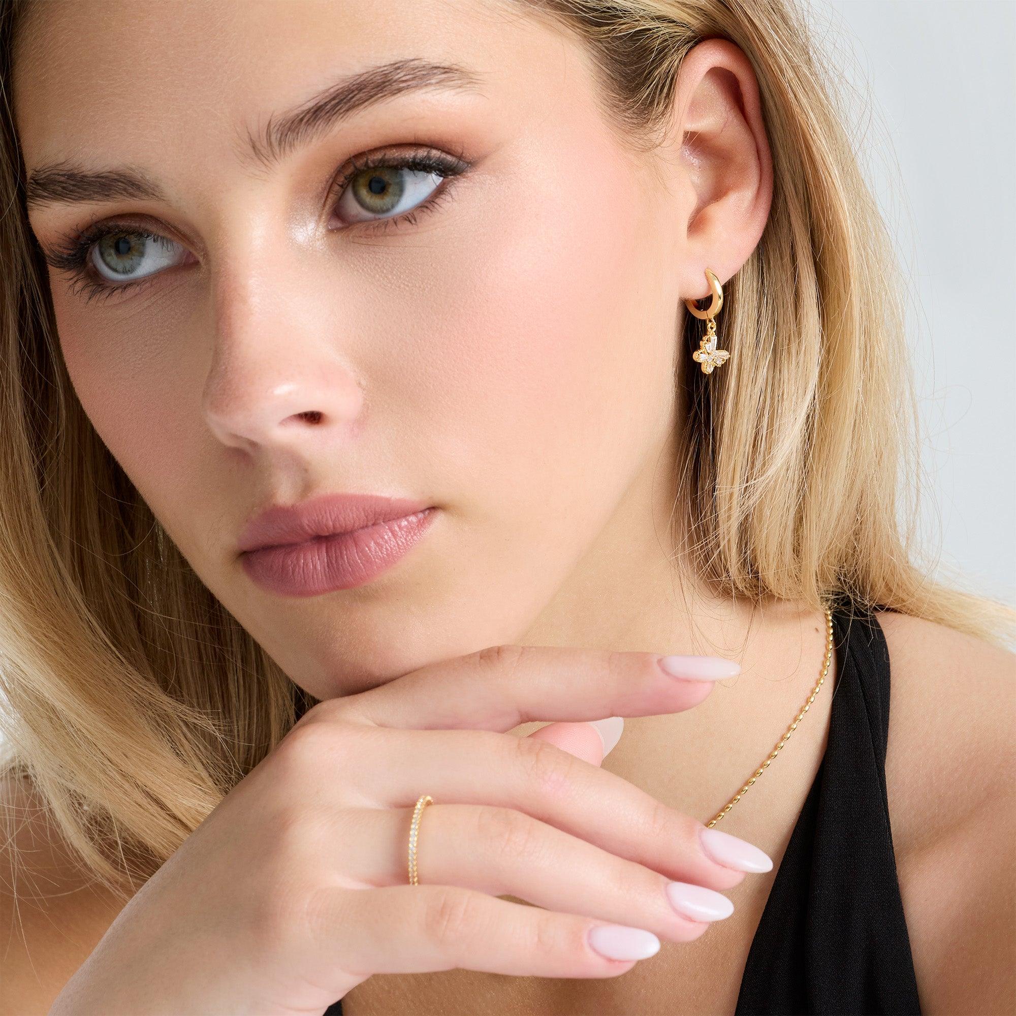 Butterfly Kisses Earrings - EVRYJEWELS