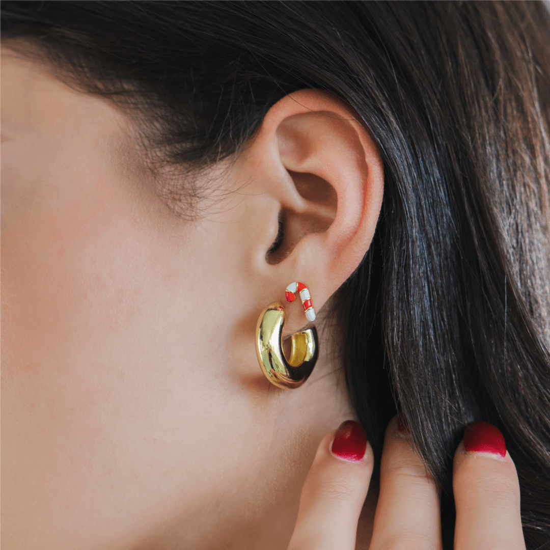 Candy Cane Earrings - EVRYJEWELS