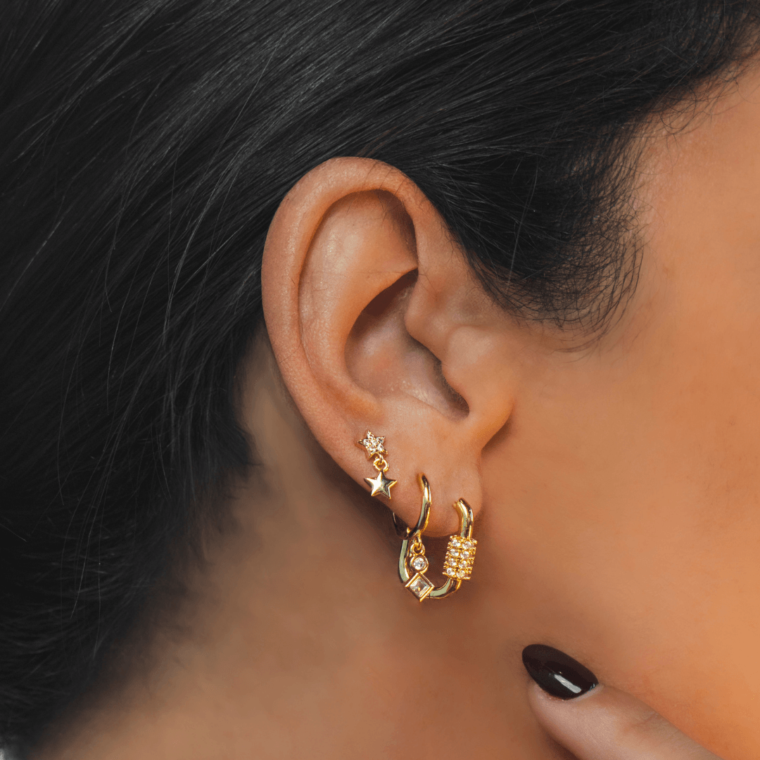 Carabiner Earrings - EVRYJEWELS