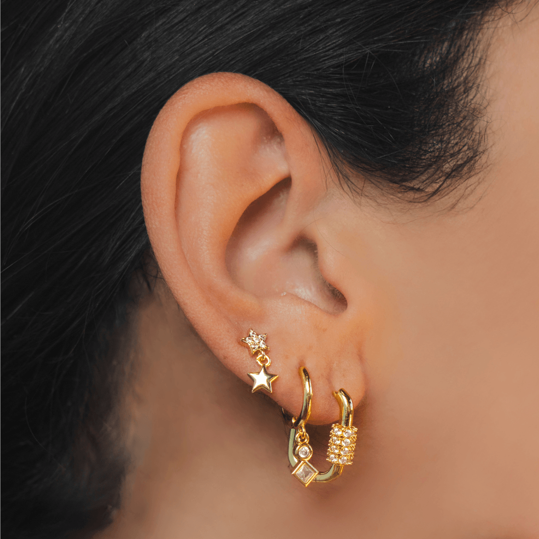 Carabiner Earrings - EVRYJEWELS