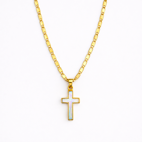 Aura Cross Necklace - EVRYJEWELS