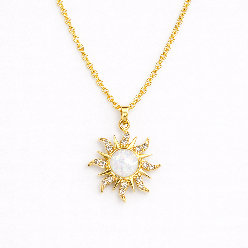 Aurora Sun Necklace - EVRYJEWELS