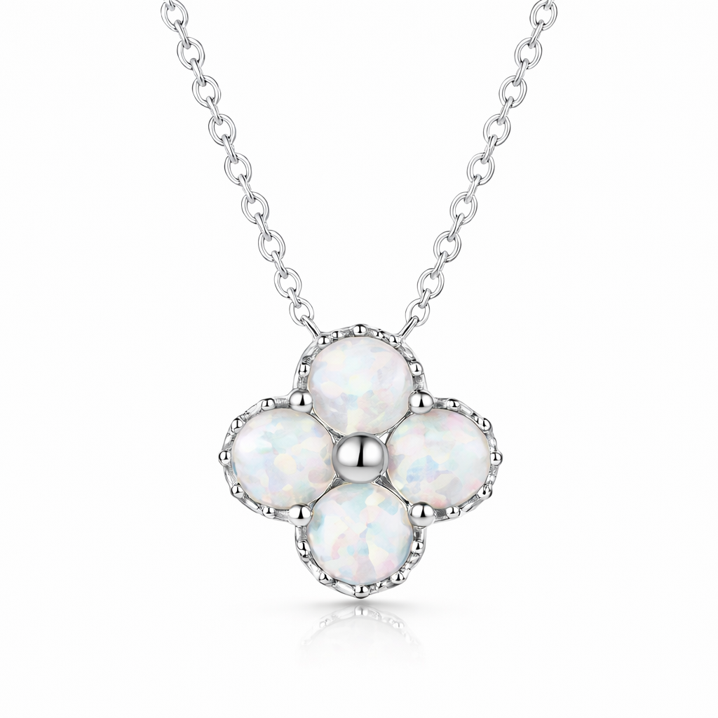 Opal Blossom Necklace - EVRYJEWELS
