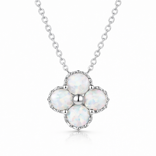 Opal Blossom Necklace - EVRYJEWELS