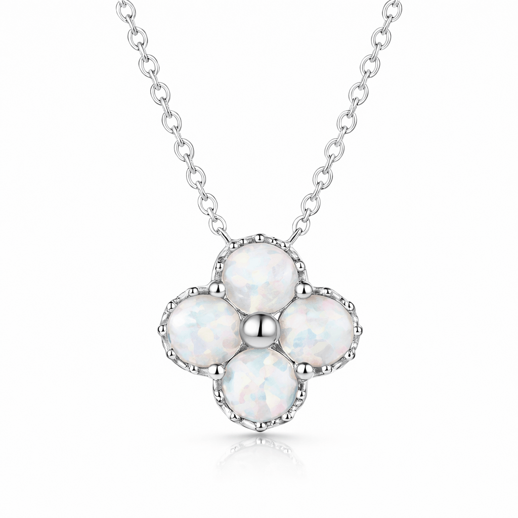 Opal Blossom Necklace - EVRYJEWELS