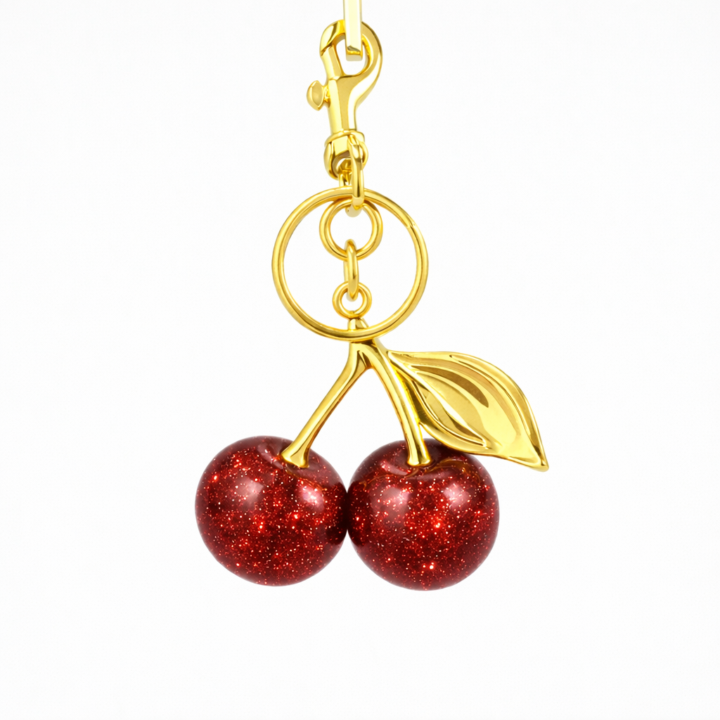 Red Cherry Bag Charm