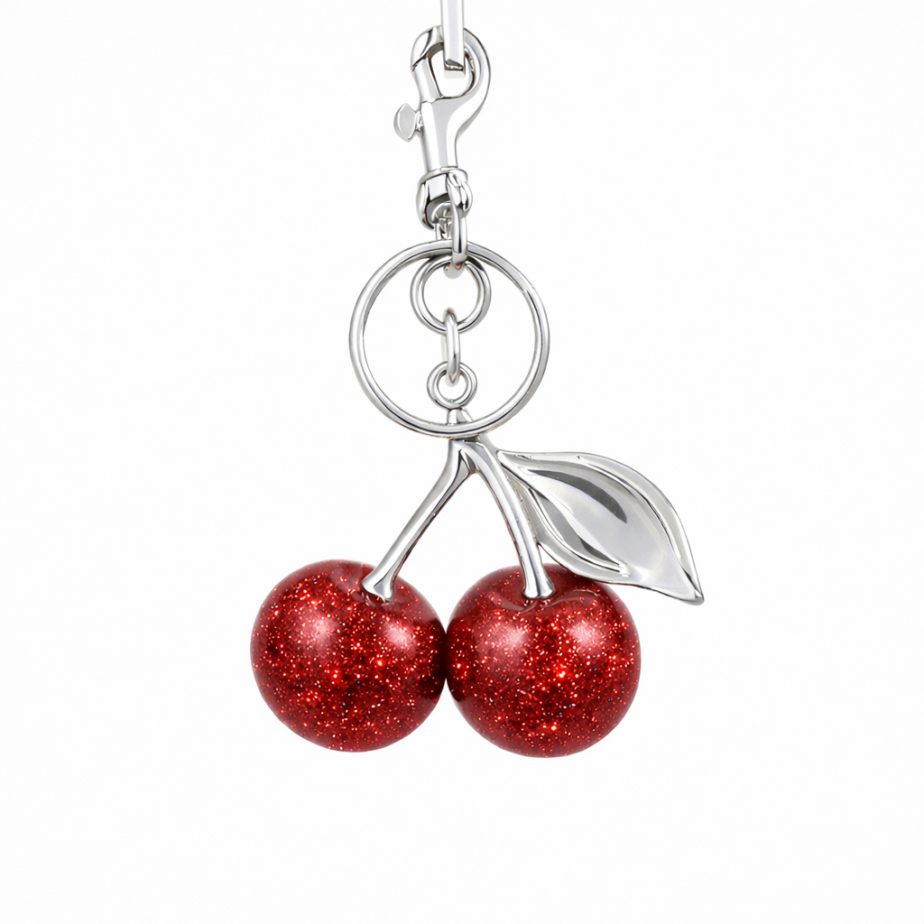 Red Cherry Bag Charm