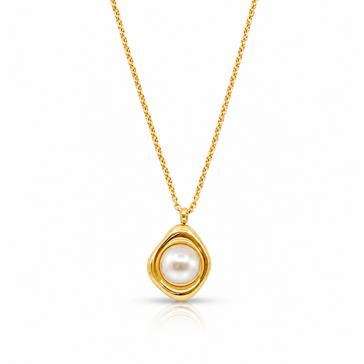 Pretty Pearl Aura Necklace - EVRYJEWELS