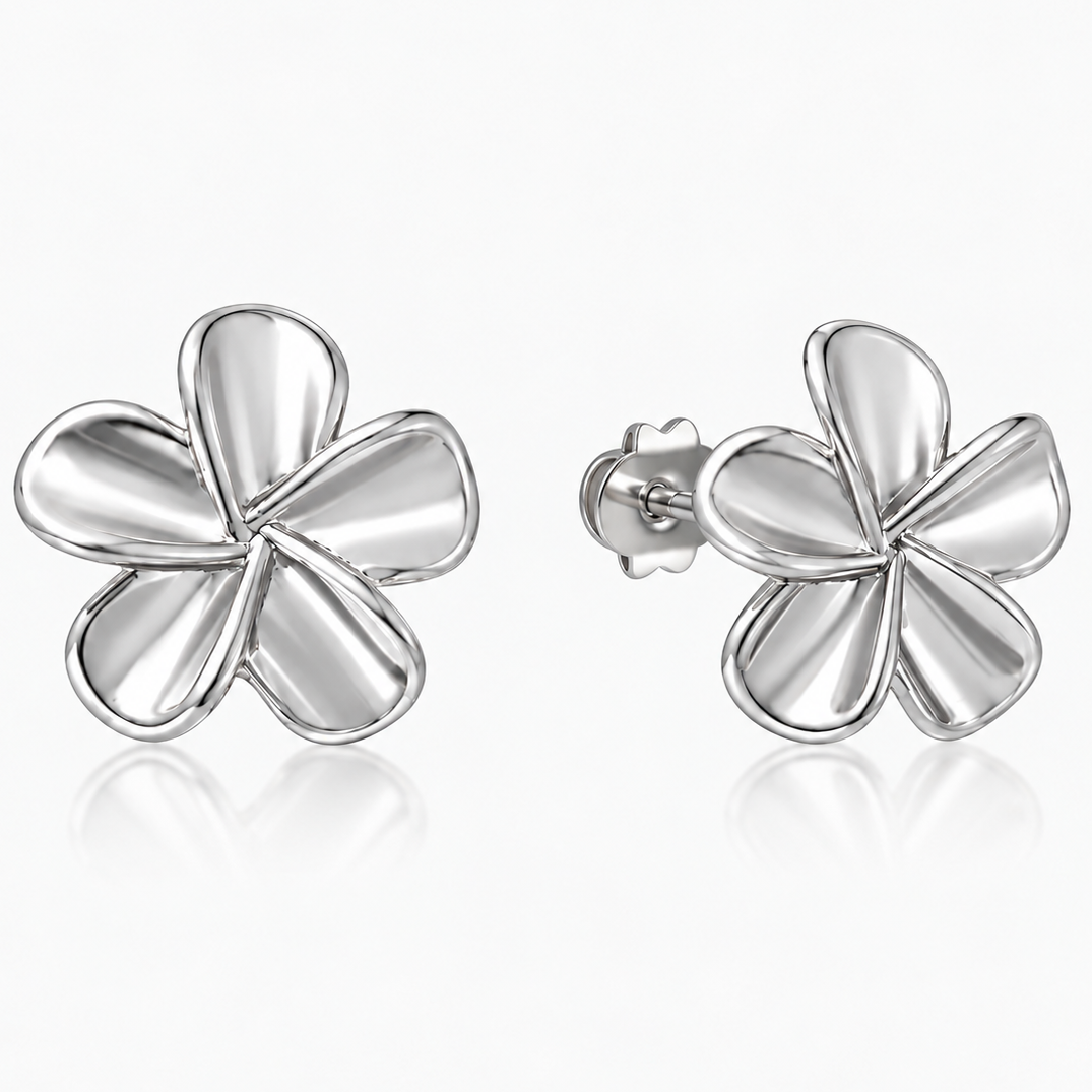 Hibiscus Earrings - EVRYJEWELS