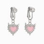 Angel Heart Clip-On Earrings