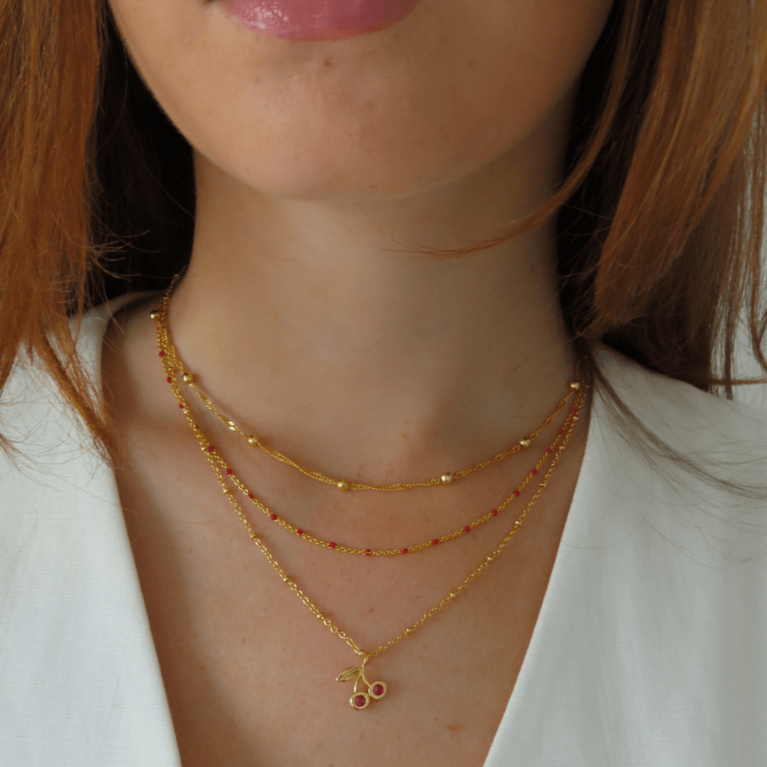 Cherry On Top Necklace - EVRYJEWELS