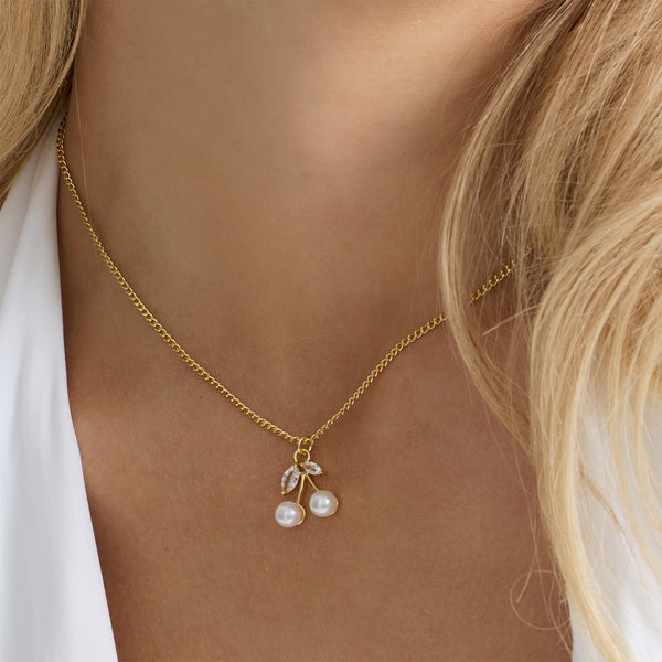Cherry Kisses Necklace - EVRYJEWELS