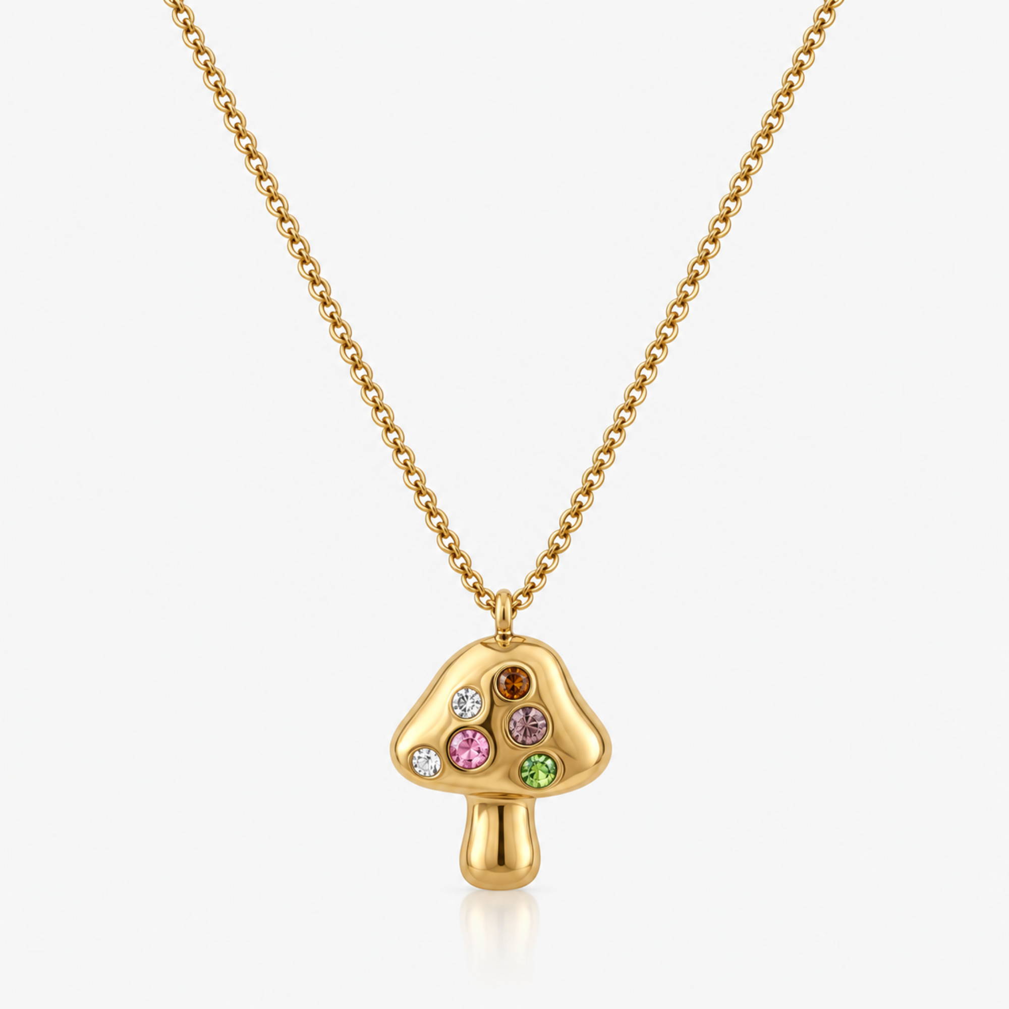 Fairy Mushroom Necklace - EVRYJEWELS