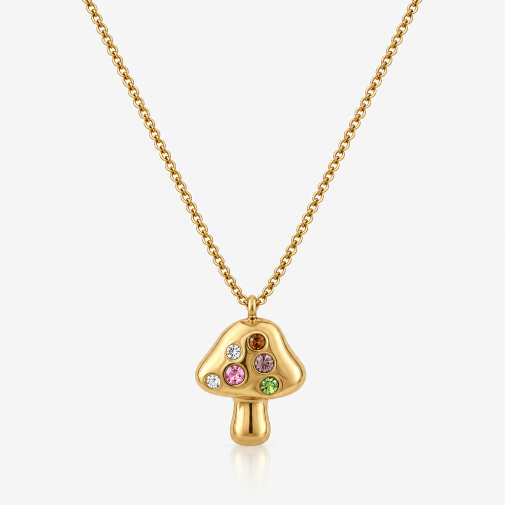 Fairy Mushroom Necklace - EVRYJEWELS