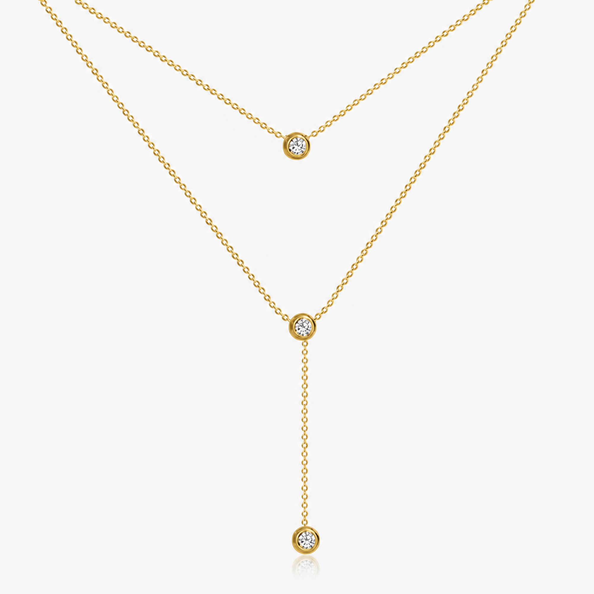 Dahlia Lariat Necklace - EVRYJEWELS