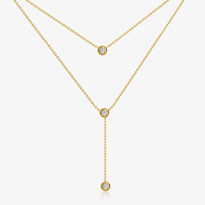 Dahlia Lariat Necklace - EVRYJEWELS