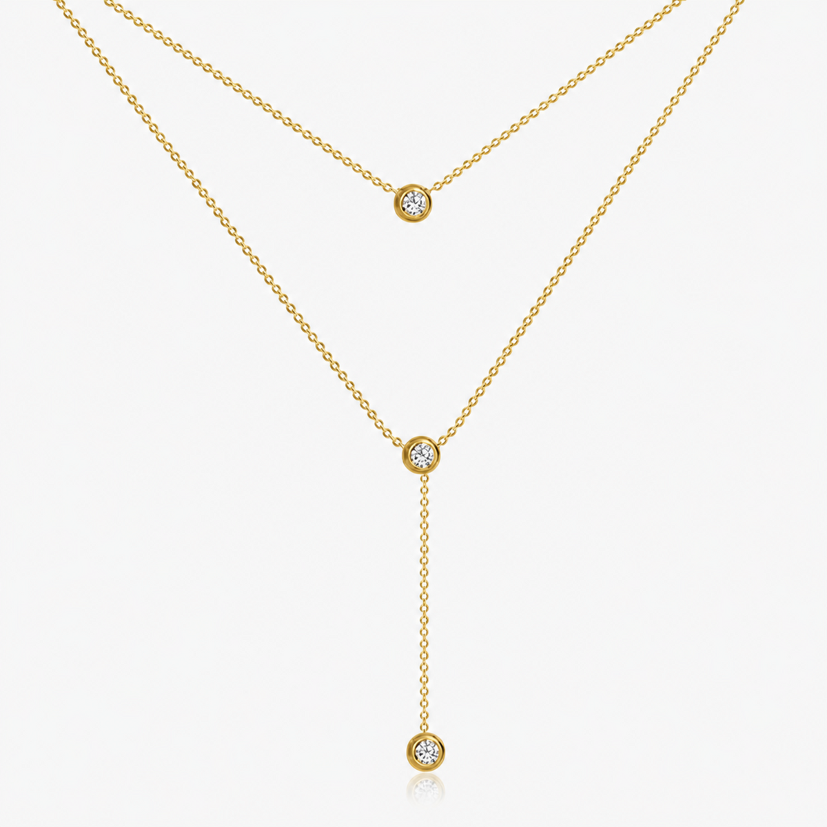 Dahlia Lariat Necklace - EVRYJEWELS