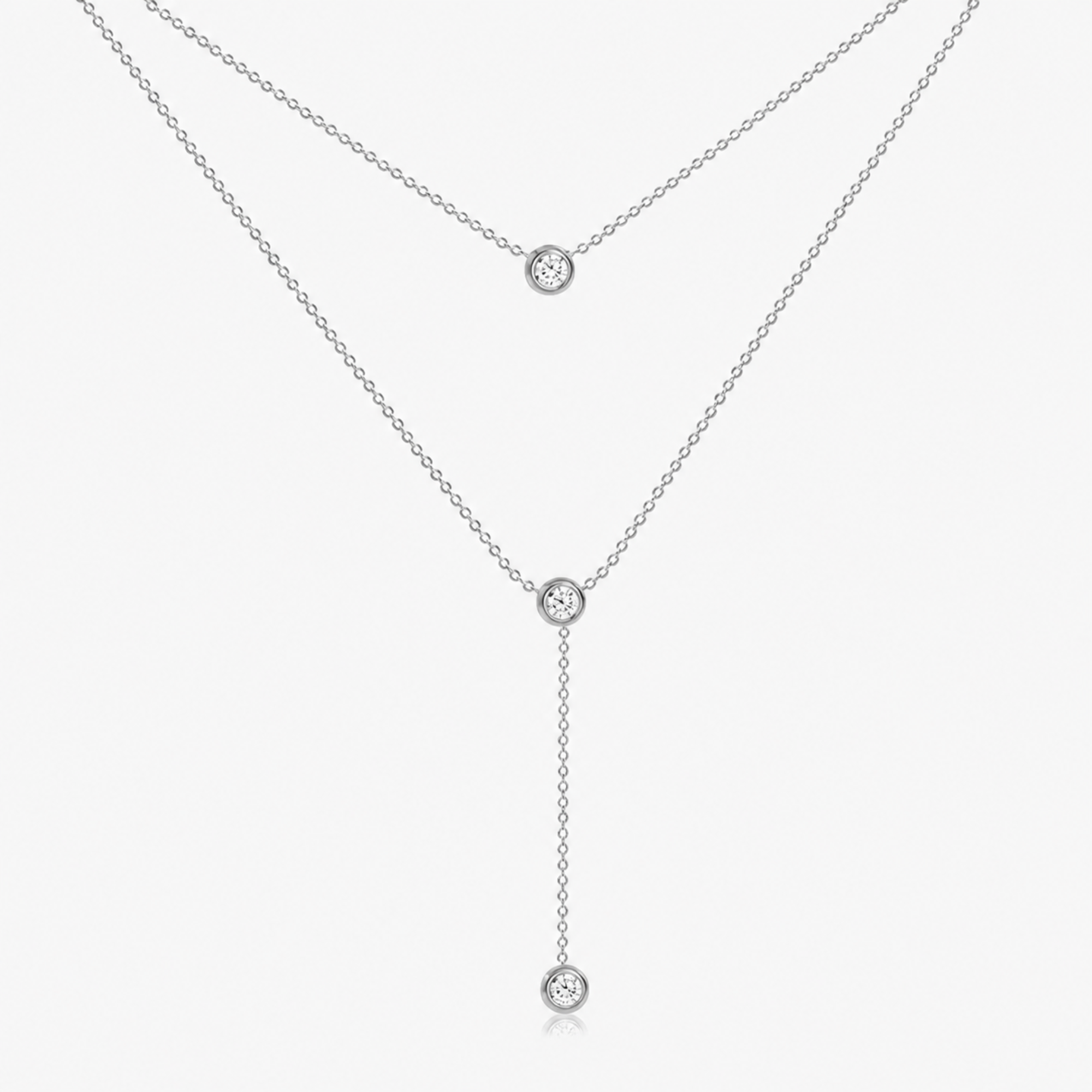 Dahlia Lariat Necklace - EVRYJEWELS