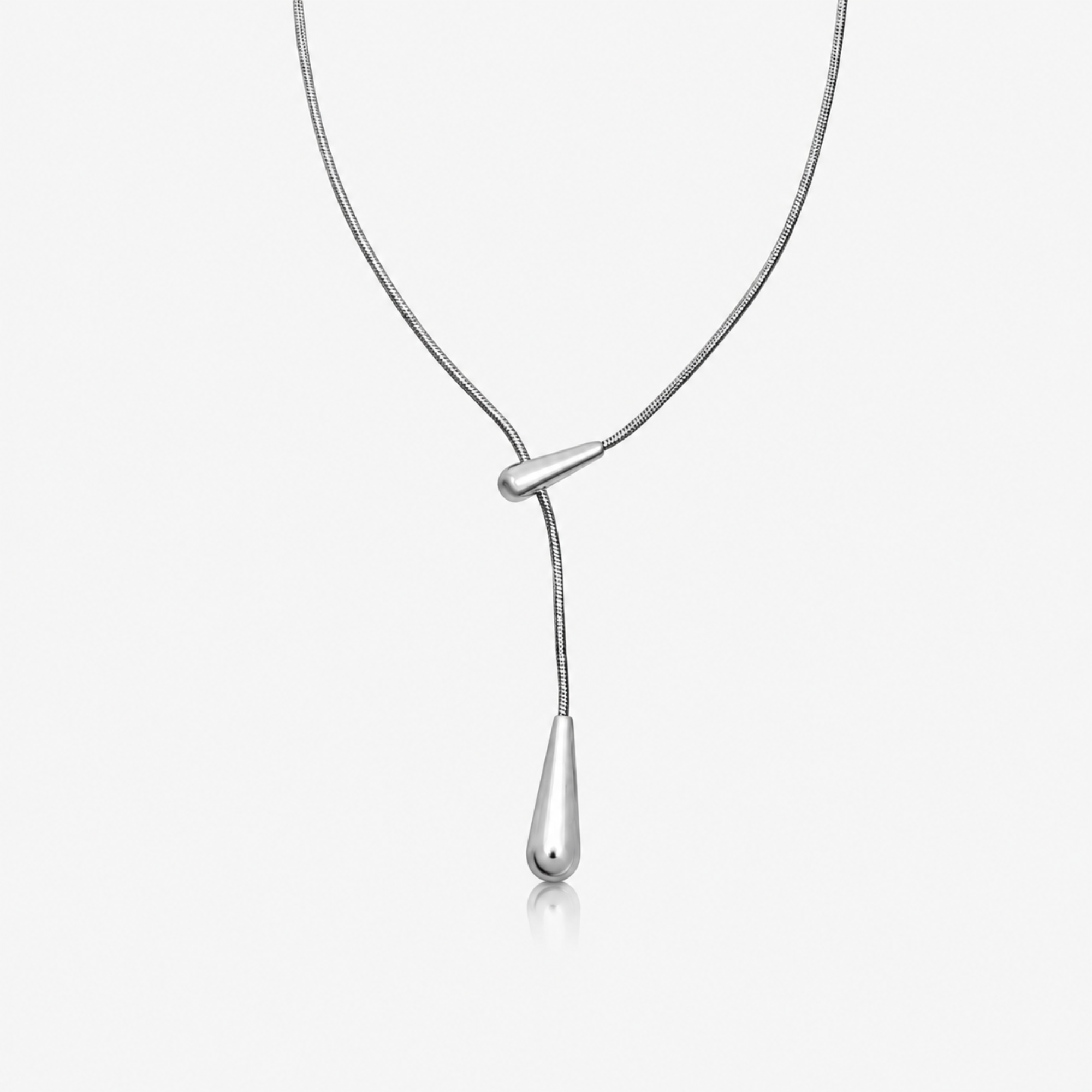 Golden Drip Lariat Necklace - EVRYJEWELS