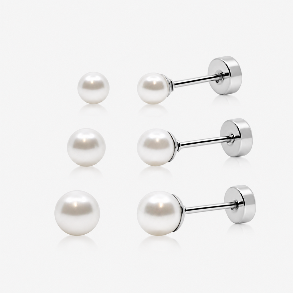 Lover Girl Flat Back Earring 3 Piece Set - EVRYJEWELS