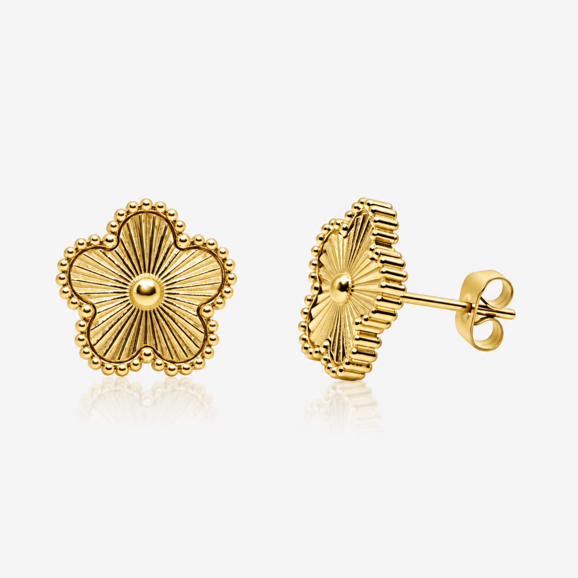 Lucky Bloom Stud Earrings - EVRYJEWELS