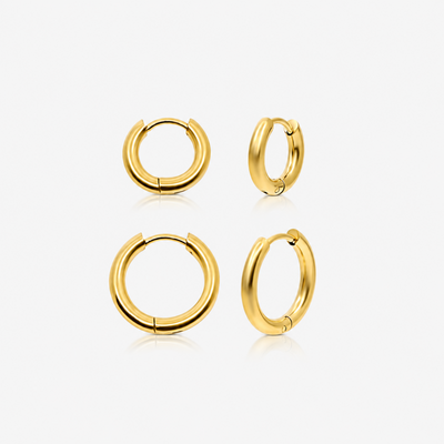 Evryday Hoop 2-Piece Earring Set - EVRYJEWELS
