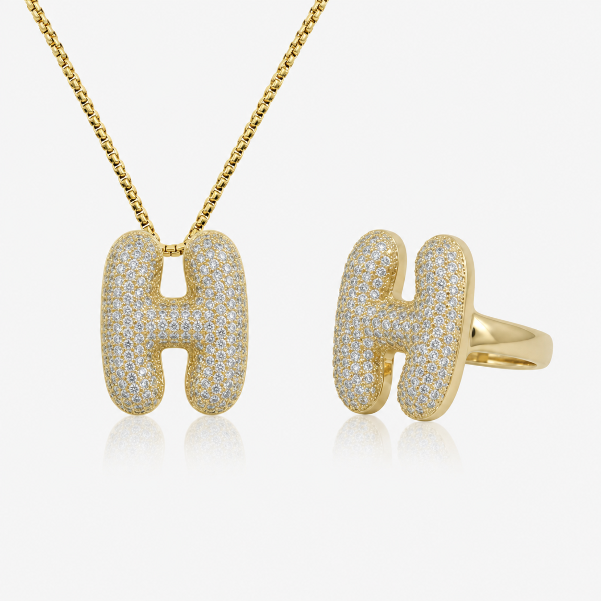 Adore Me Ring & Necklace 2 Piece Bundle - EVRYJEWELS
