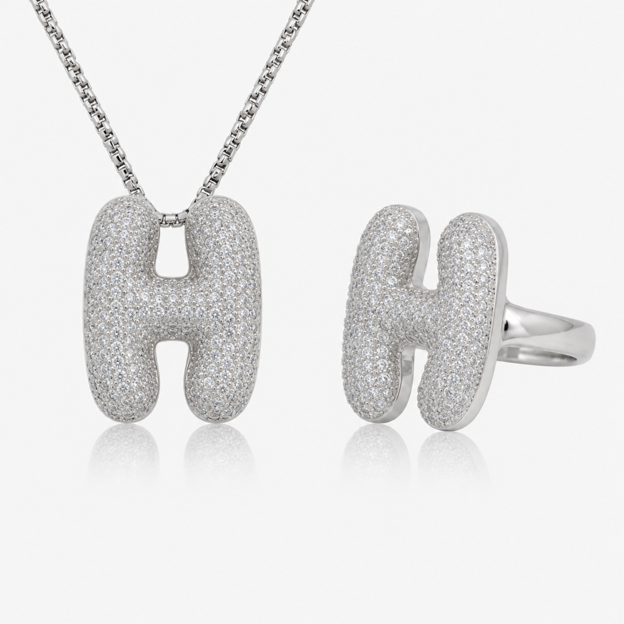 Adore Me Ring & Necklace 2 Piece Bundle - EVRYJEWELS